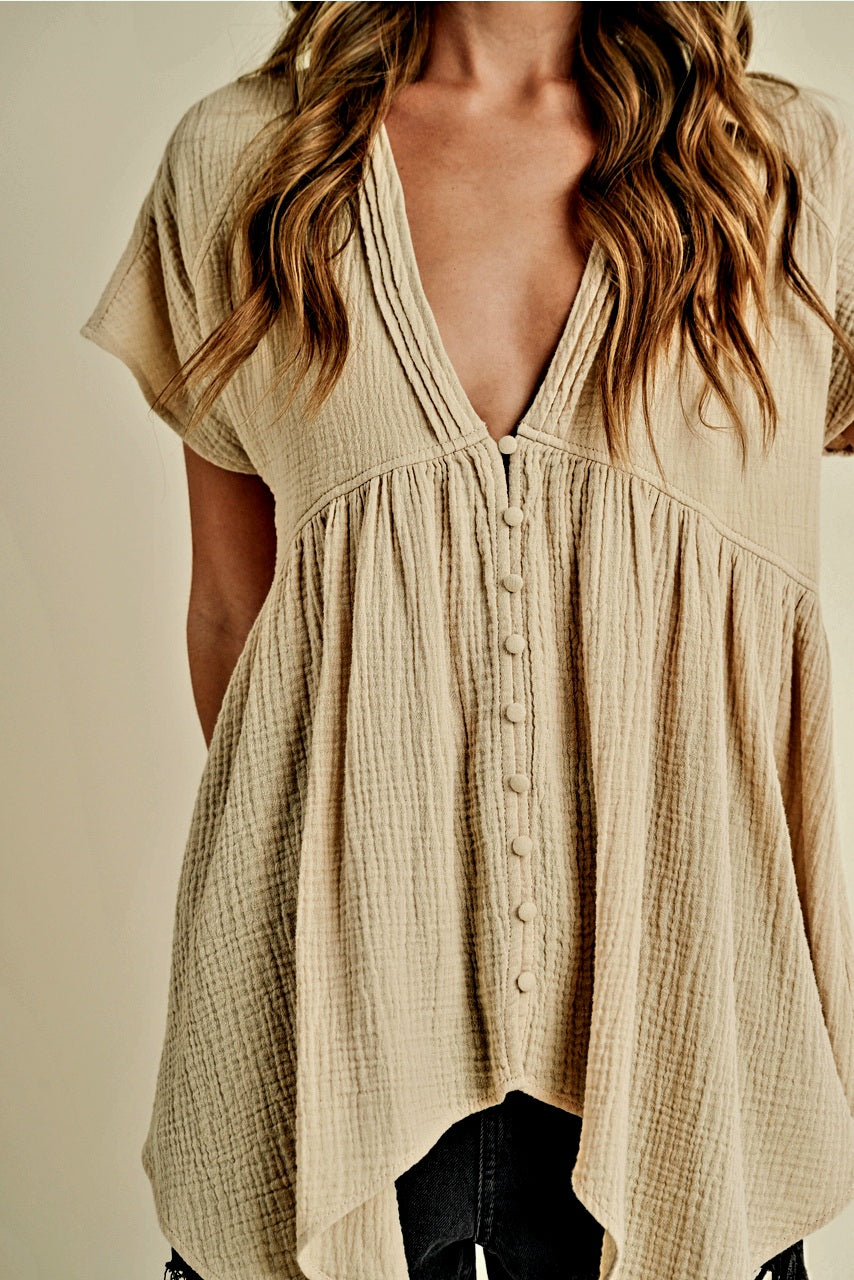 Florise Button Down Blouse