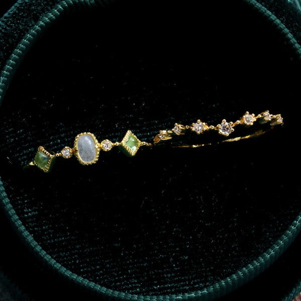 Peridot Aquamarine Ring