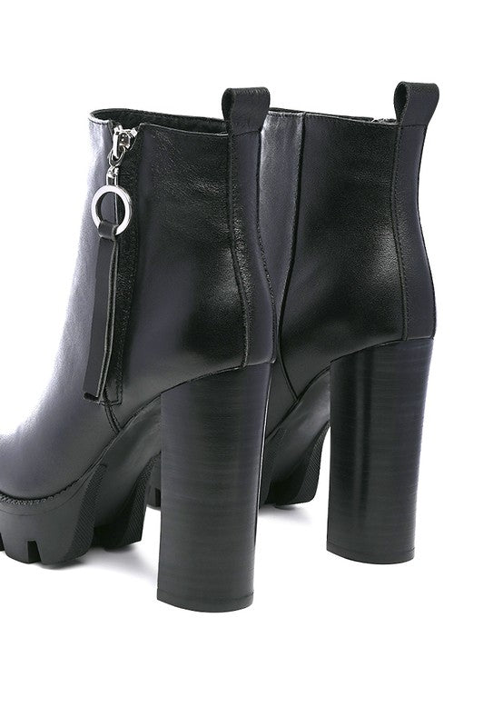 High Block Heeled Boots