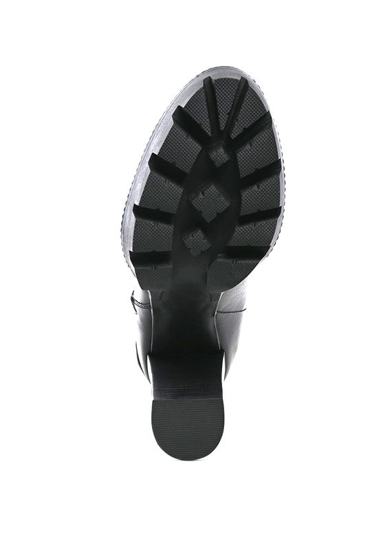 High Block Heeled Boots