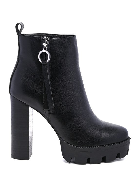 High Block Heeled Boots