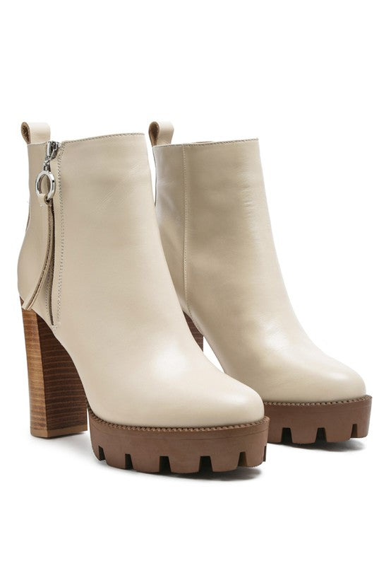 High Block Heeled Boots