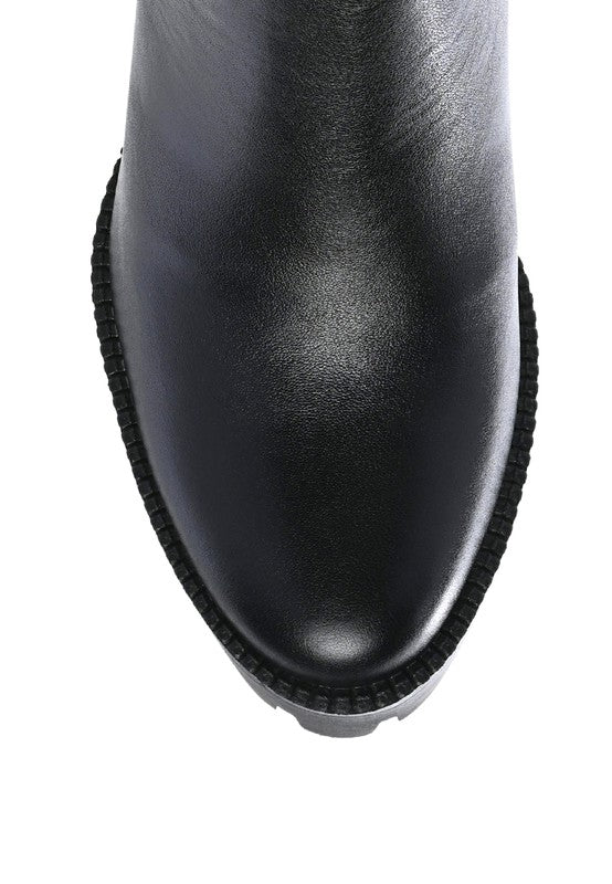 High Block Heeled Boots