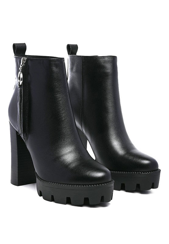High Block Heeled Boots