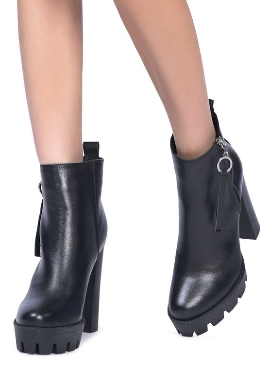 High Block Heeled Boots