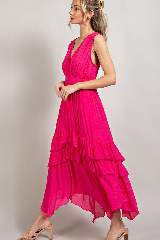 Ruffle Maxi Dress