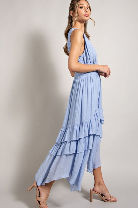Ruffle Maxi Dress