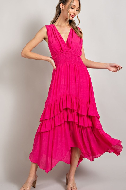 Ruffle Maxi Dress