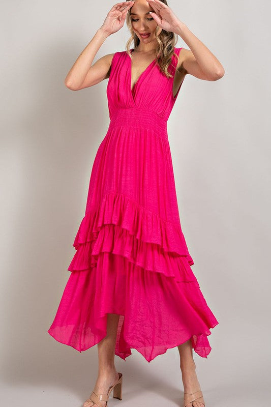 Ruffle Maxi Dress