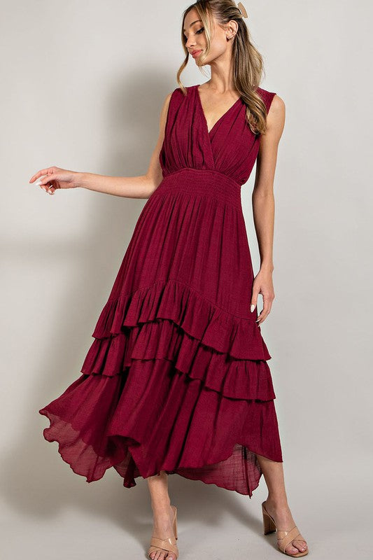 Ruffle Maxi Dress