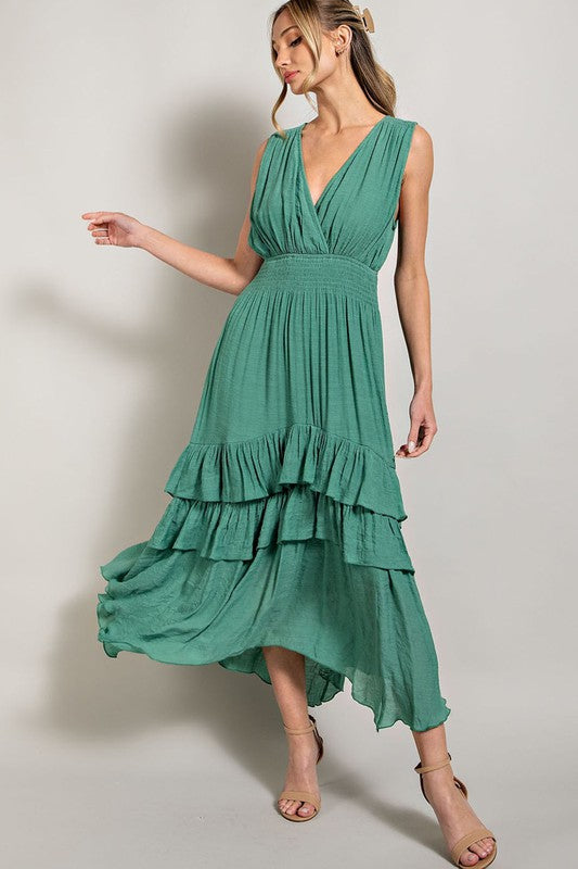 Ruffle Maxi Dress
