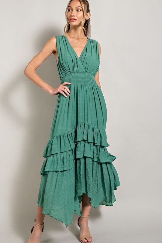Ruffle Maxi Dress