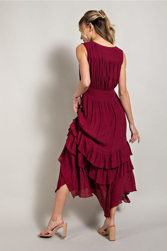 Ruffle Maxi Dress