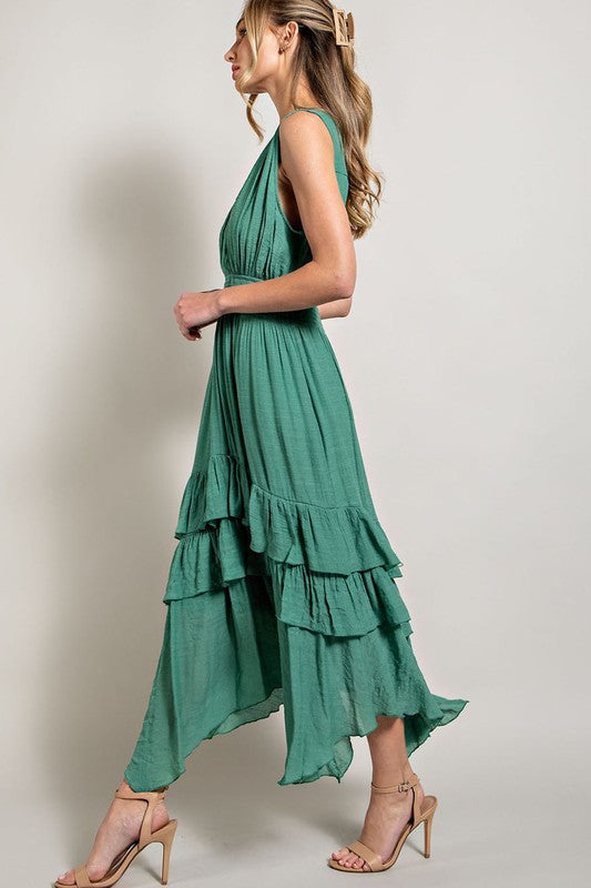 Ruffle Maxi Dress