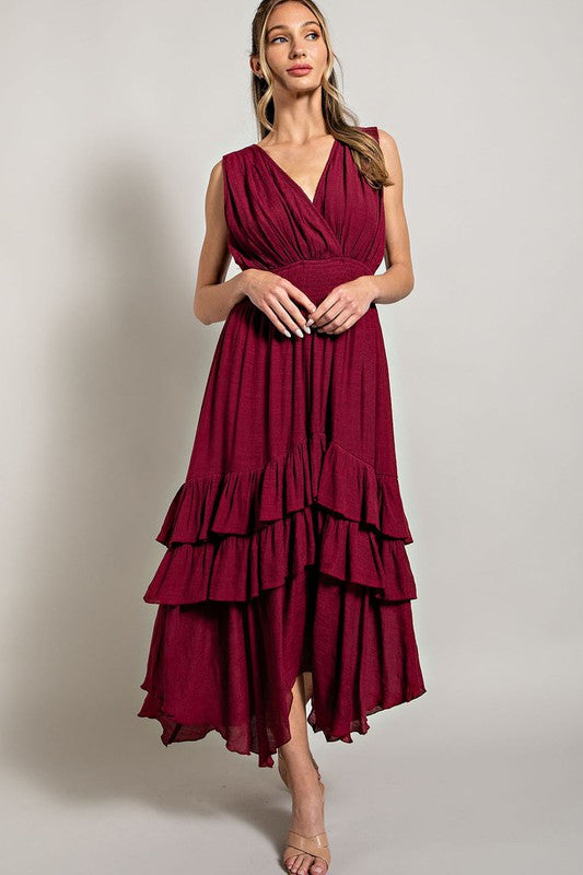 Ruffle Maxi Dress