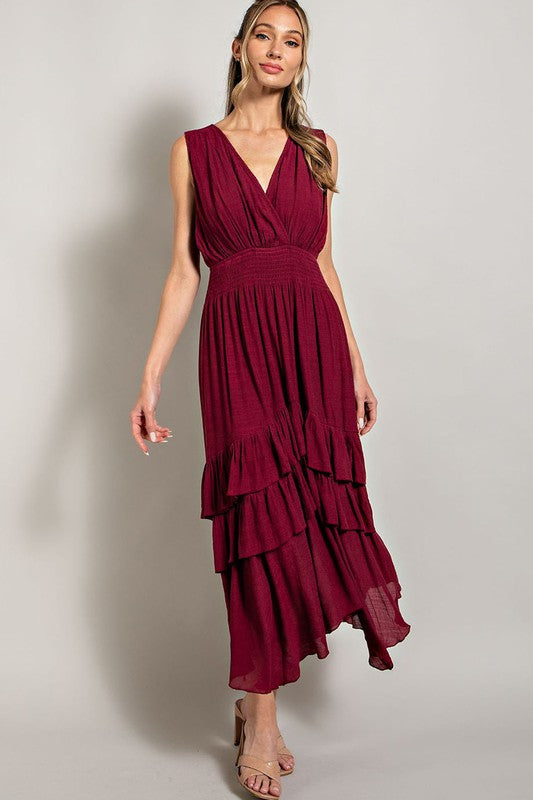 Ruffle Maxi Dress