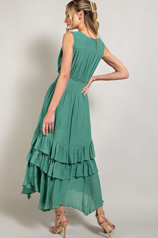 Ruffle Maxi Dress