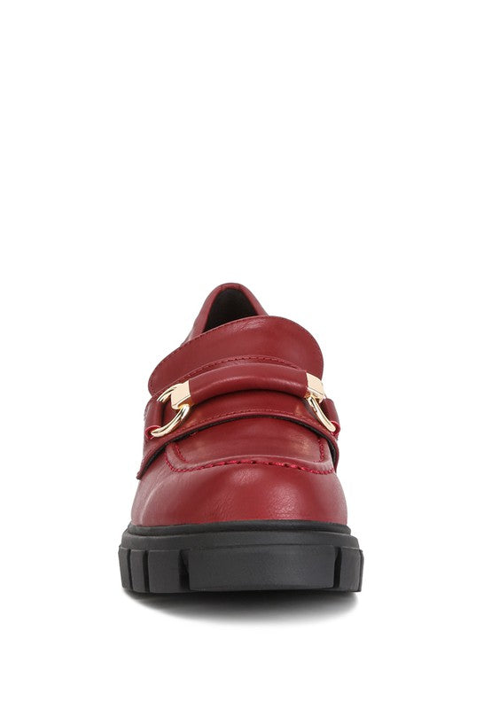 Evangeline Chunky Platform Loafers