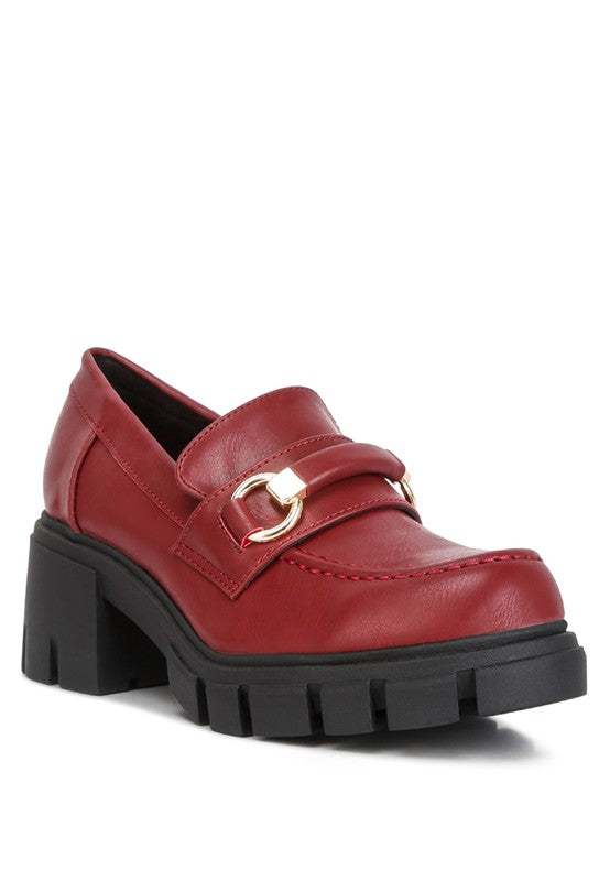 Evangeline Chunky Platform Loafers