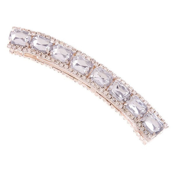 SQUARE Jeweled HAIR CLIP