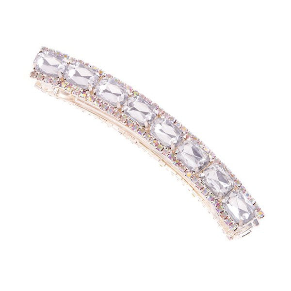 SQUARE Jeweled HAIR CLIP