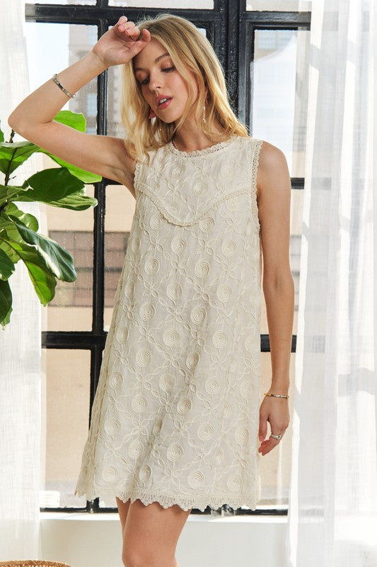 Chloe Applique Shift Dress