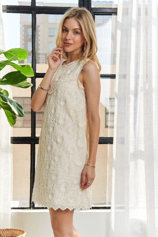 Chloe Applique Shift Dress