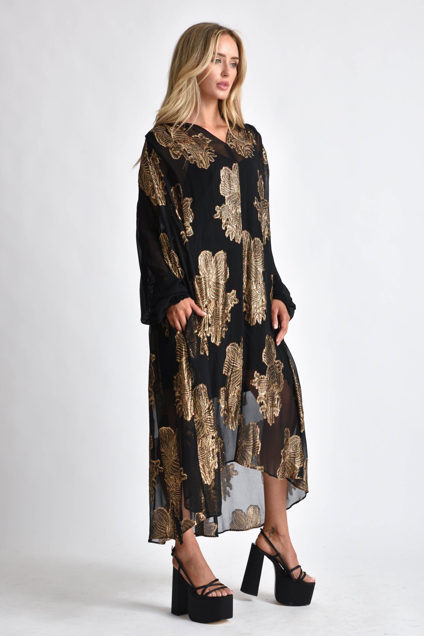 Rock Gold Metallic Dress