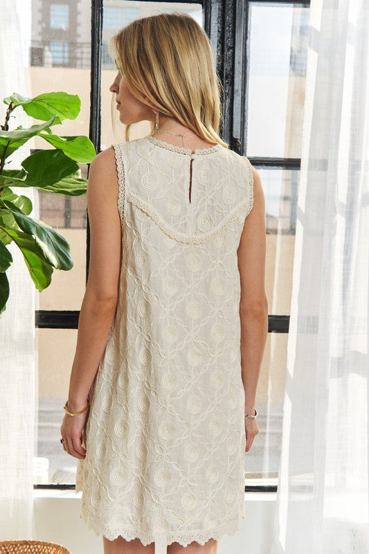 Chloe Applique Shift Dress