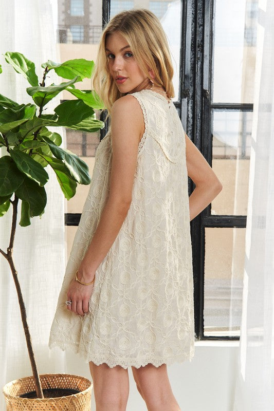 Chloe Applique Shift Dress