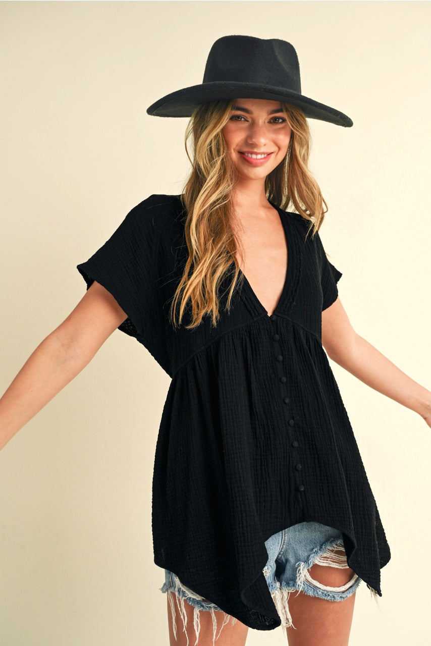 Florise Button Down Blouse