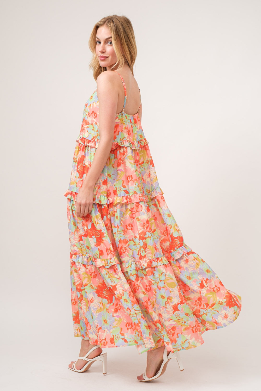 Fleur Ruffled Tiered Maxi Dress