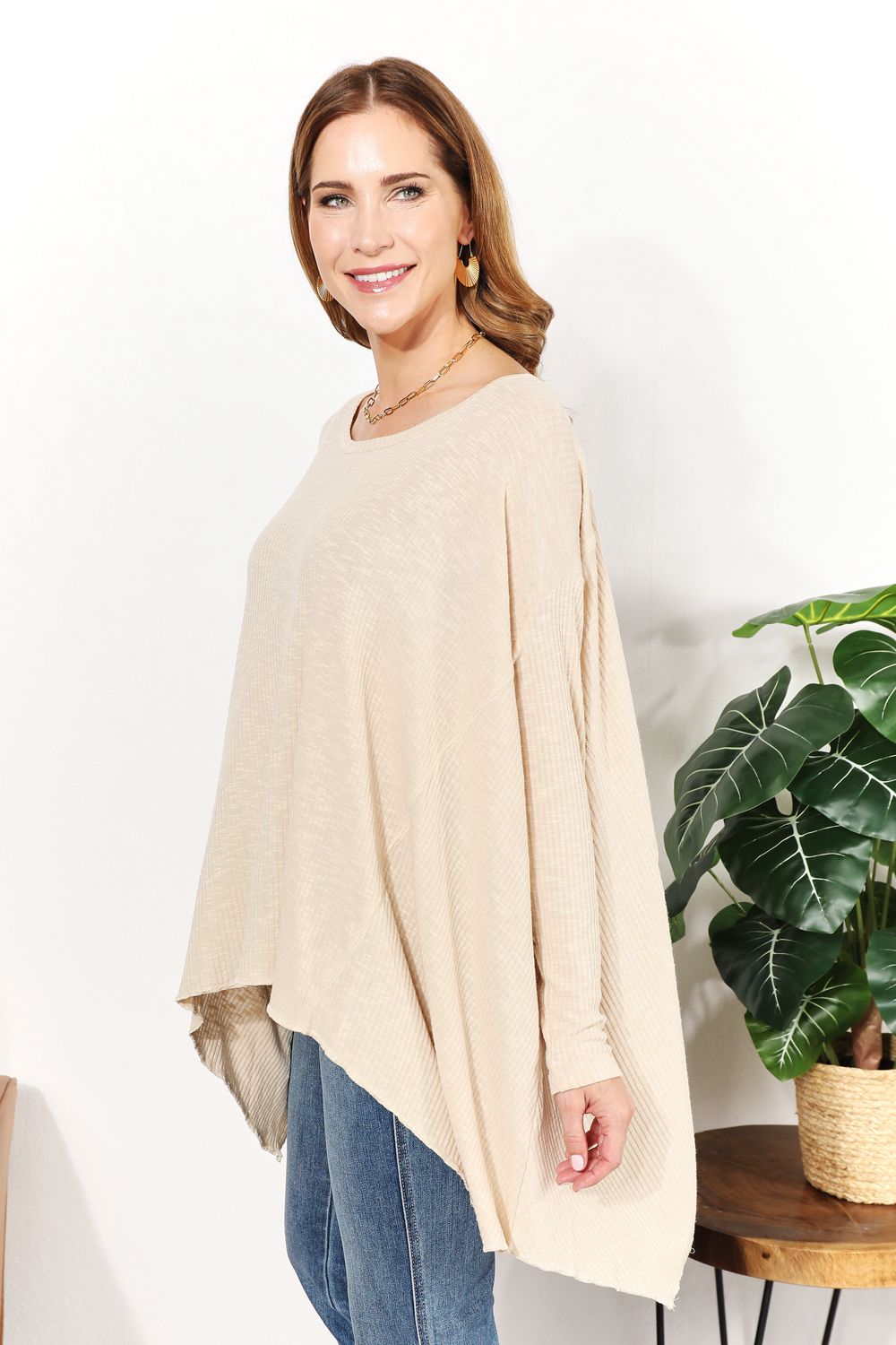 Oversized Super Soft Ribbed Top