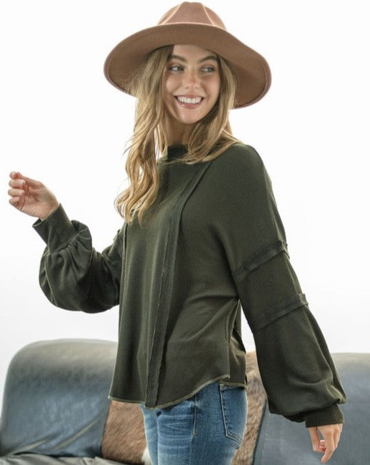 Loren Puff Sleeve Pullover