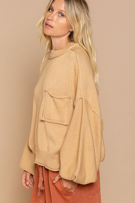 Slouchy Knit Top