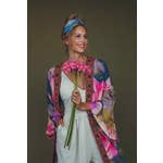 Denim Orchid Kimono Gown