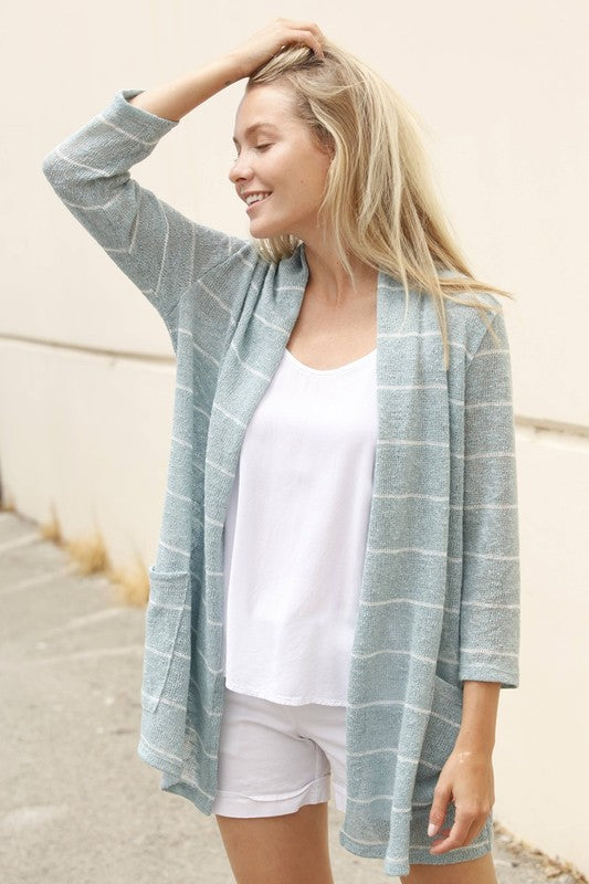 Stripe cardigan