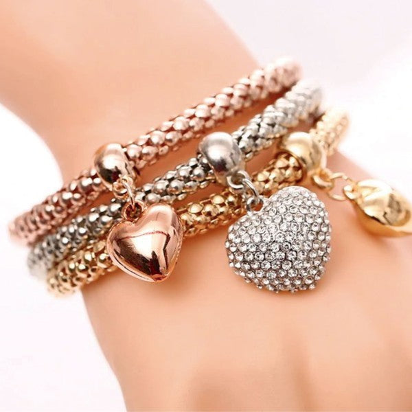 GSR Bracelet Set- Bubble Hearts
