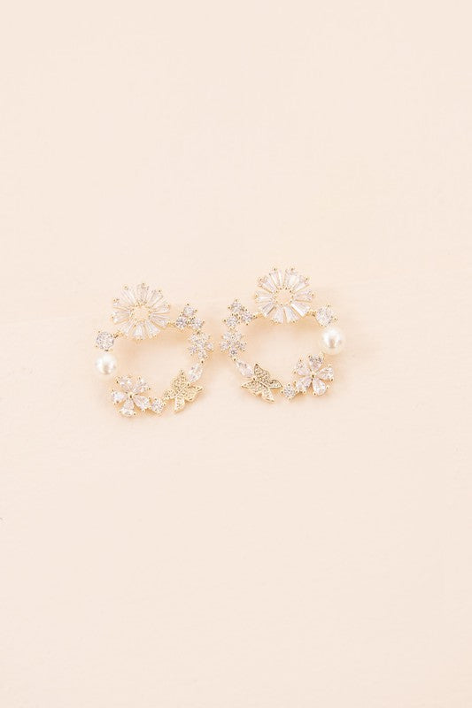 Fable Crystal Post Earrings