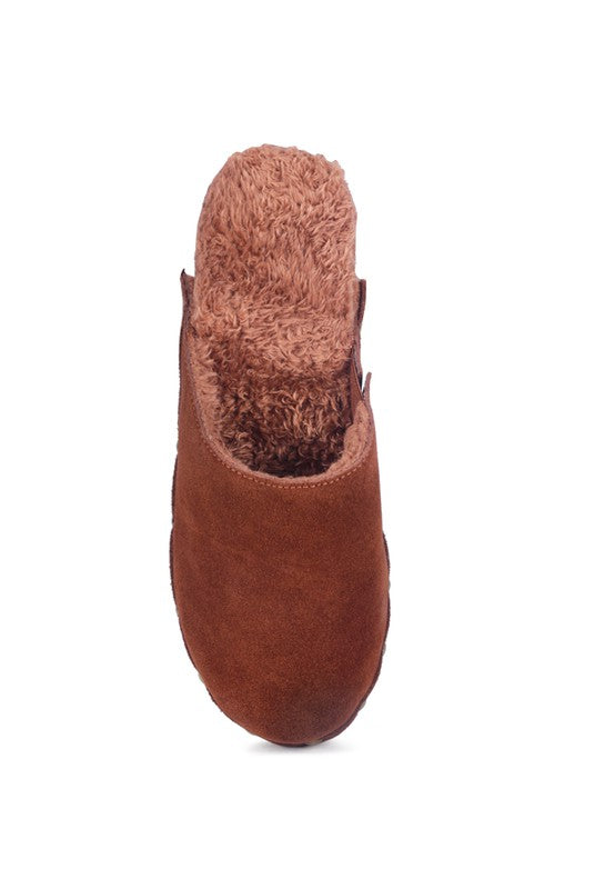 Tulley Suede Clog Mules