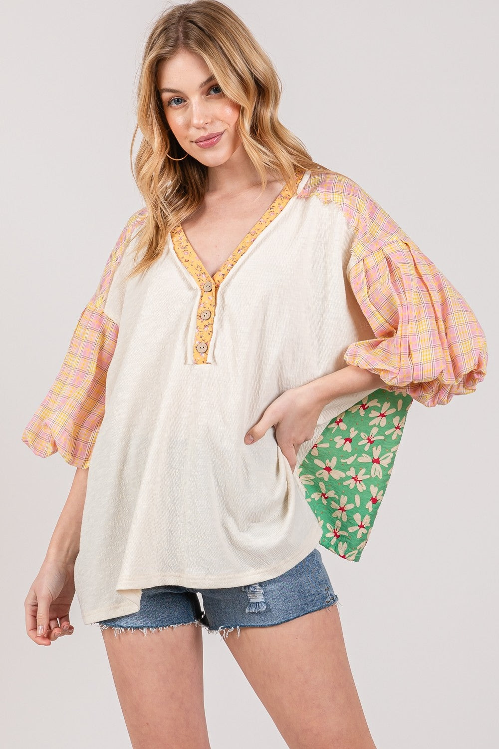 Maggie Color Block Top