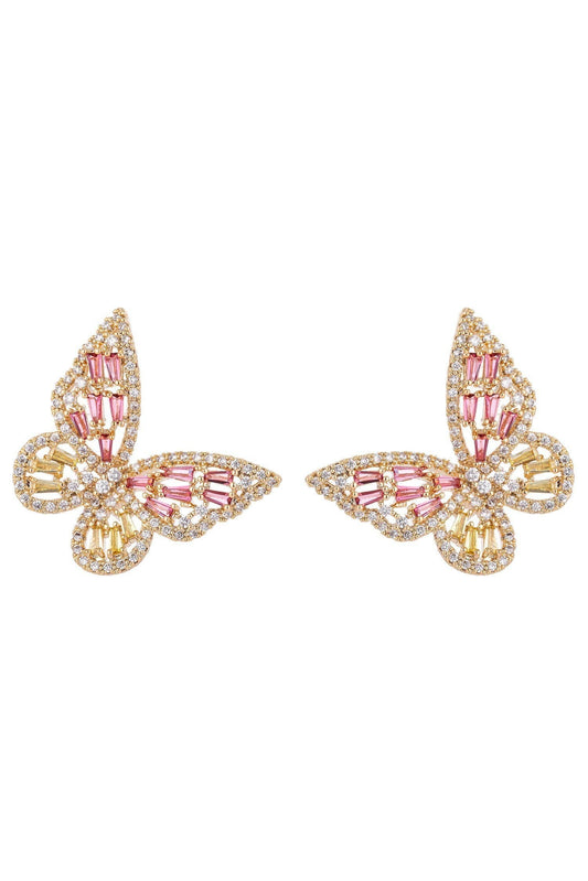 Caludina Earrings - Pink