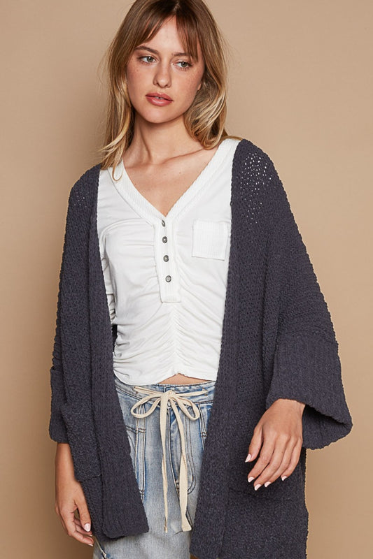 Open Front Sweater Cardigan