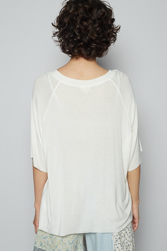 POL Round Neck Half Sleeve T-Shirt