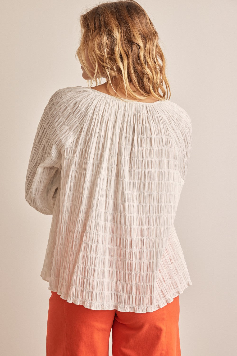 Seersucker Blouse