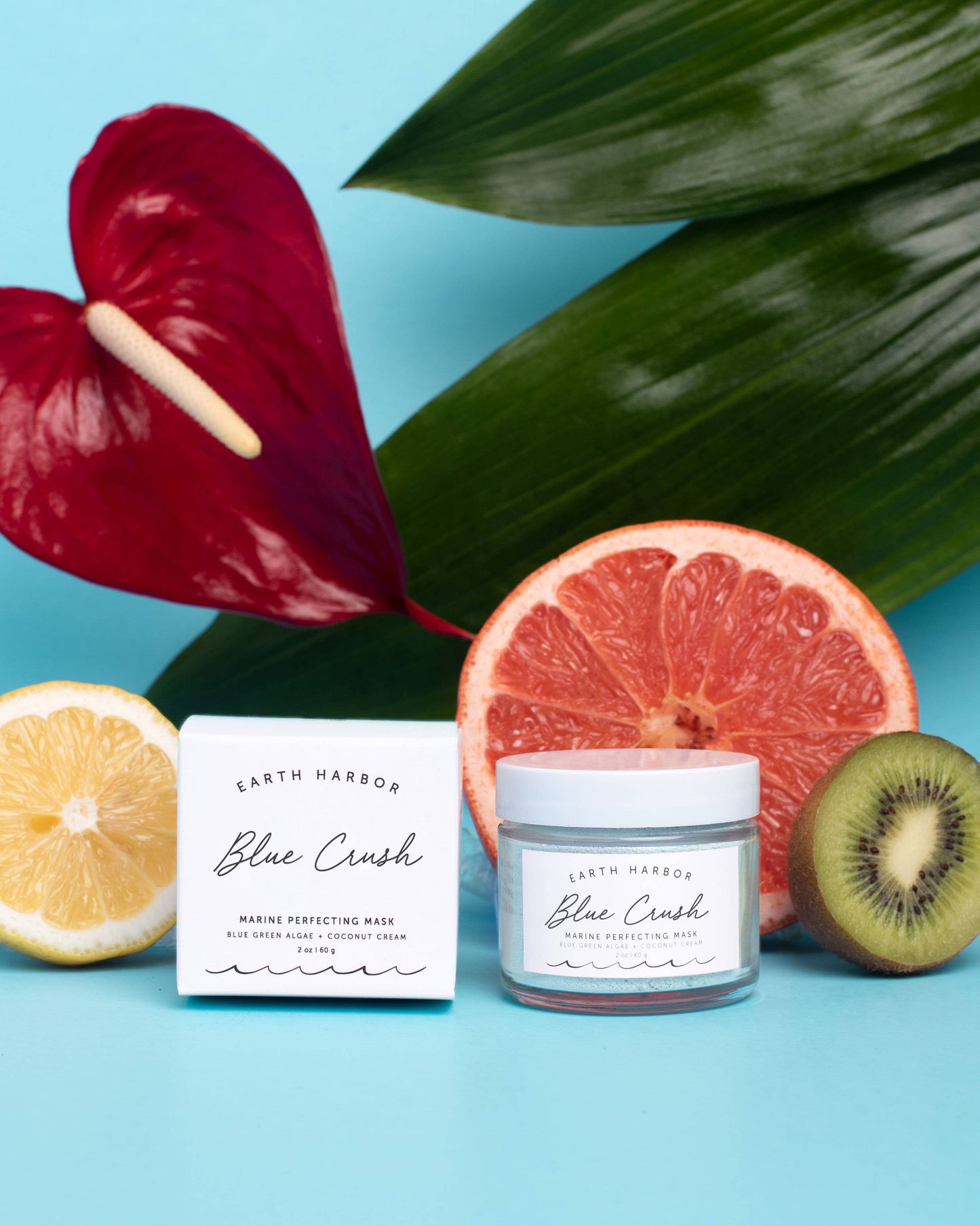 BLUE CRUSH Marine Perfecting Mask: Clay + Coconut Cream