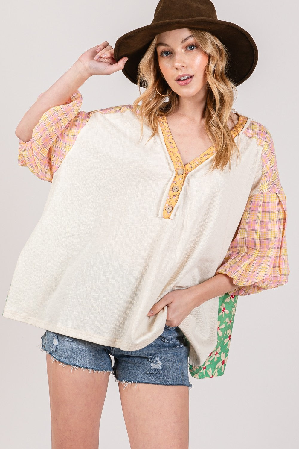 Maggie Color Block Top