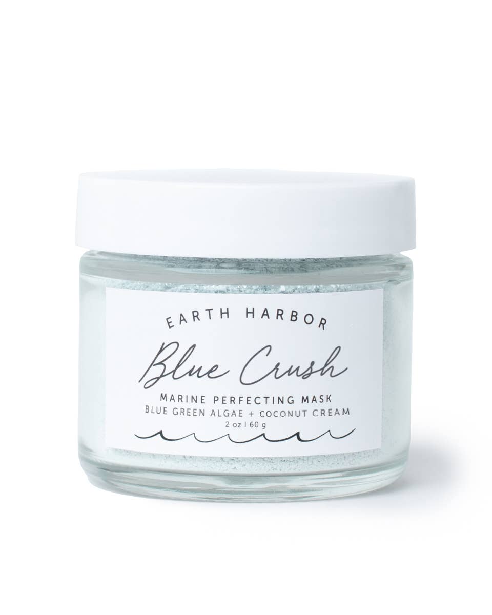 BLUE CRUSH Marine Perfecting Mask: Clay + Coconut Cream
