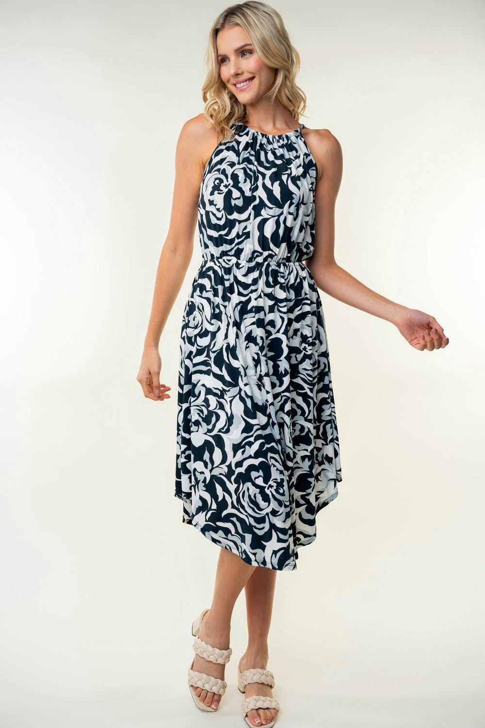 Twyla Ruched Floral Dress
