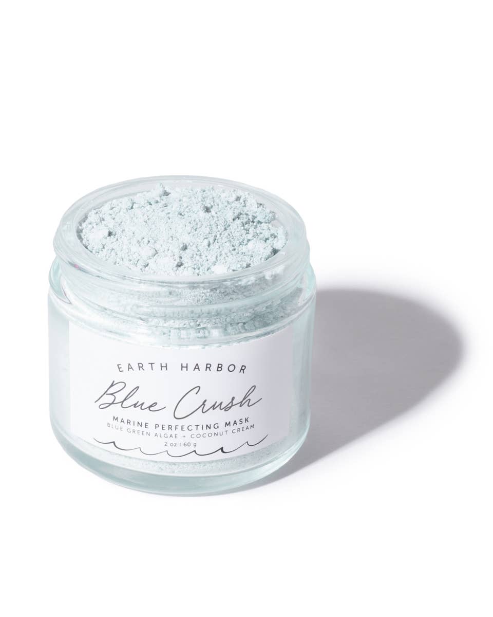 BLUE CRUSH Marine Perfecting Mask: Clay + Coconut Cream